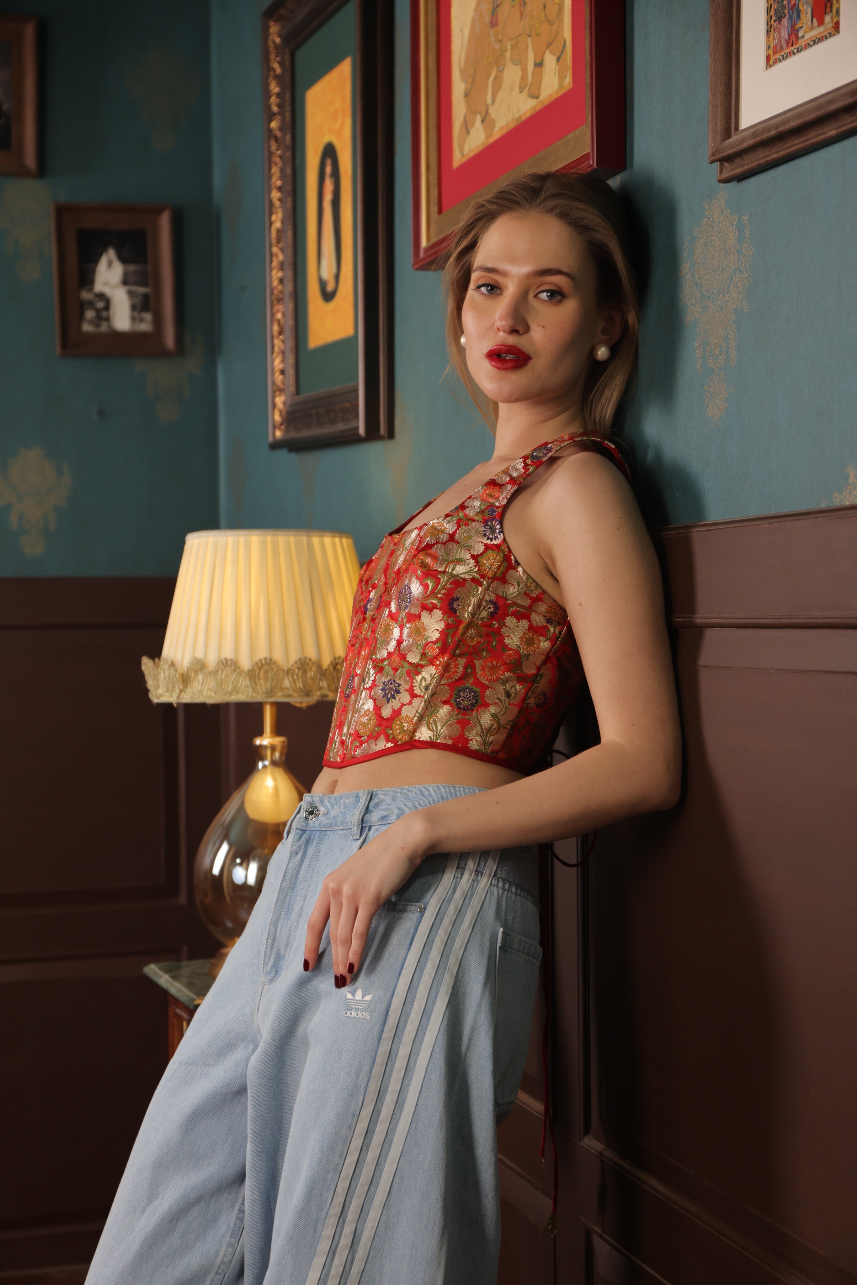 SCARLET BLOOM CORSET