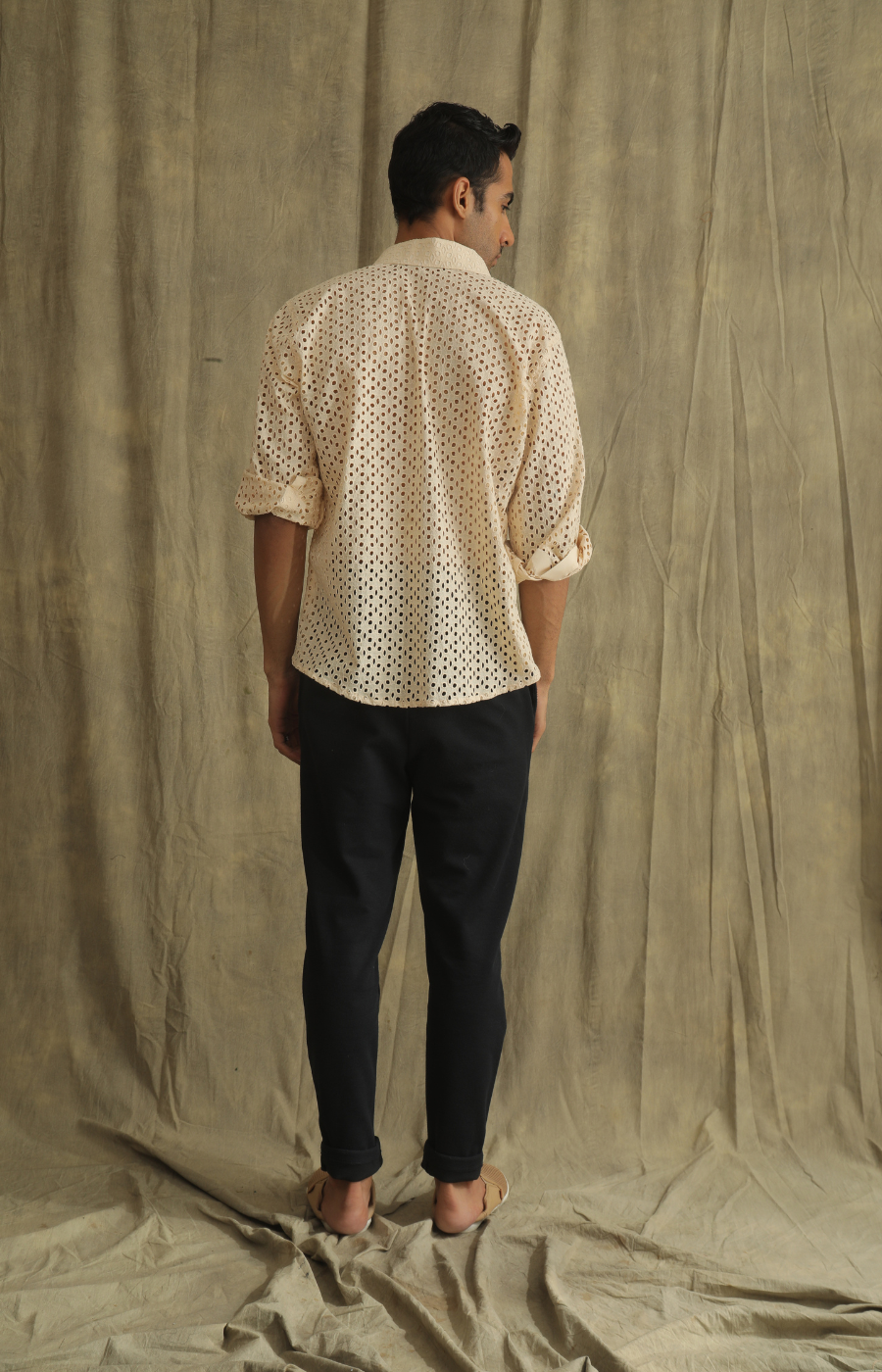 ECRU SHADOW WORK SHIRT