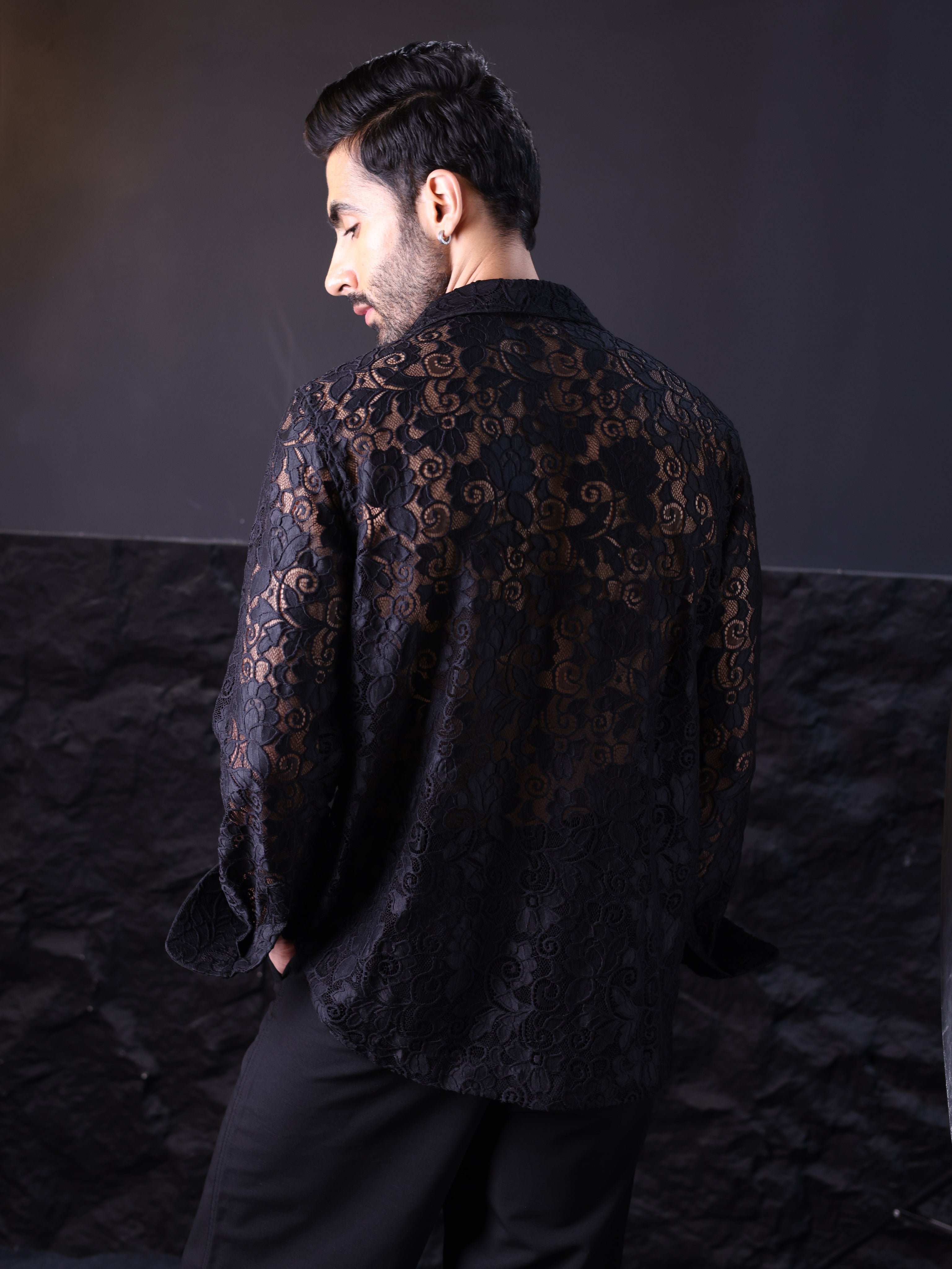 NOIR LACE SHIRT