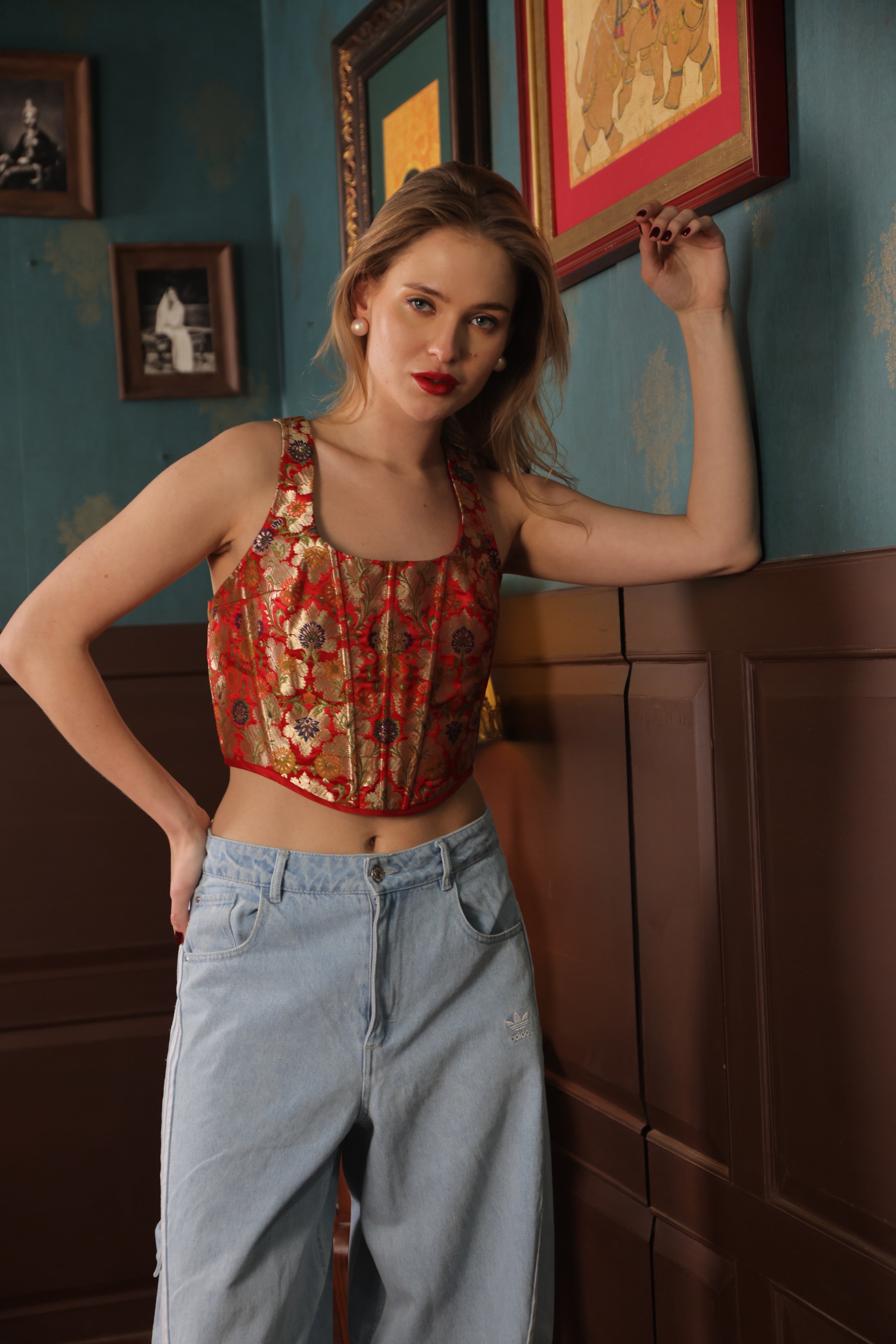 SCARLET BLOOM CORSET