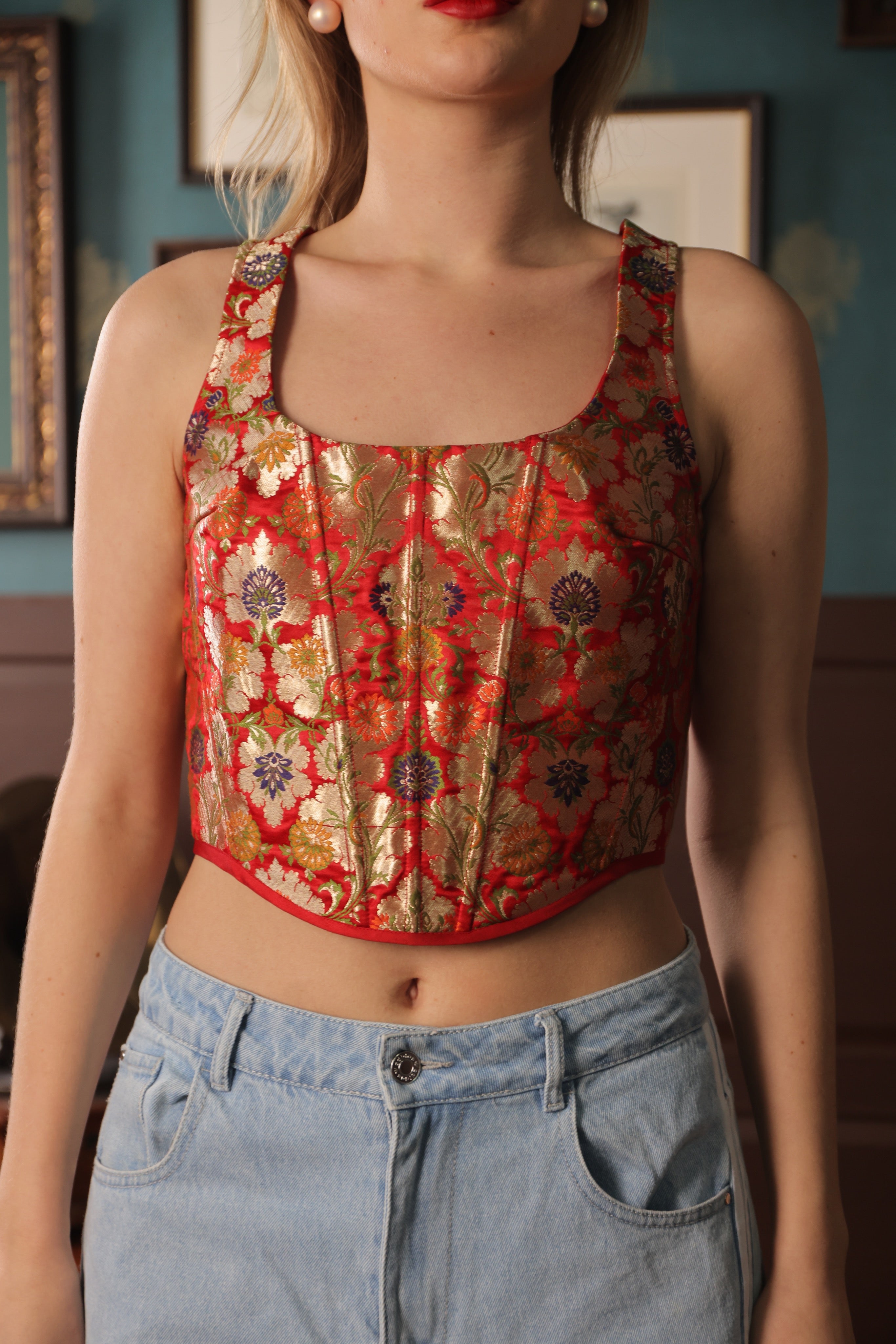 SCARLET BLOOM CORSET