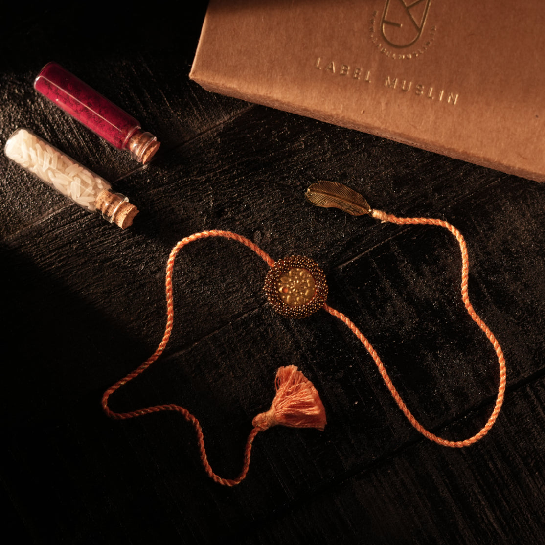 ORANGE - AURIC CHARM RAKHI