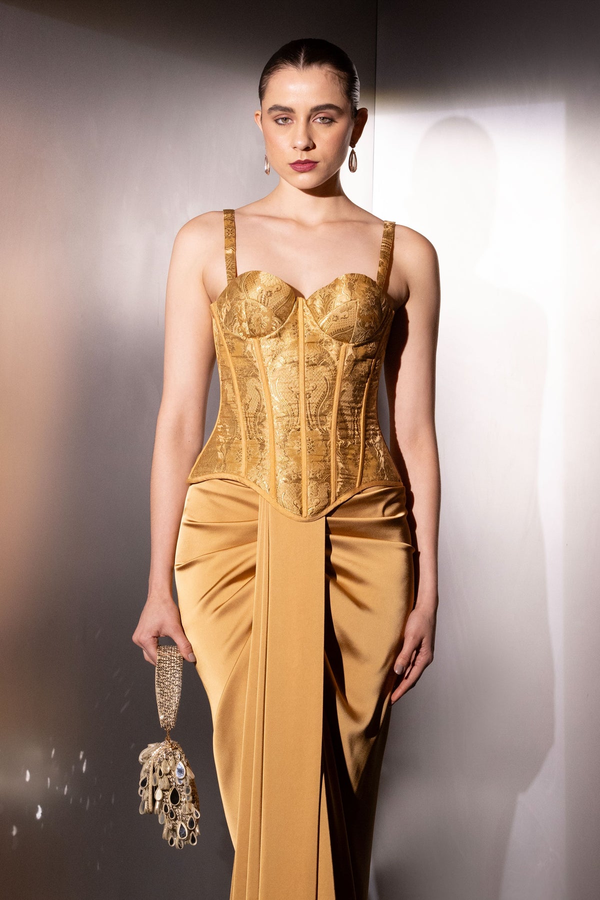 Aurelia Brocade Corset