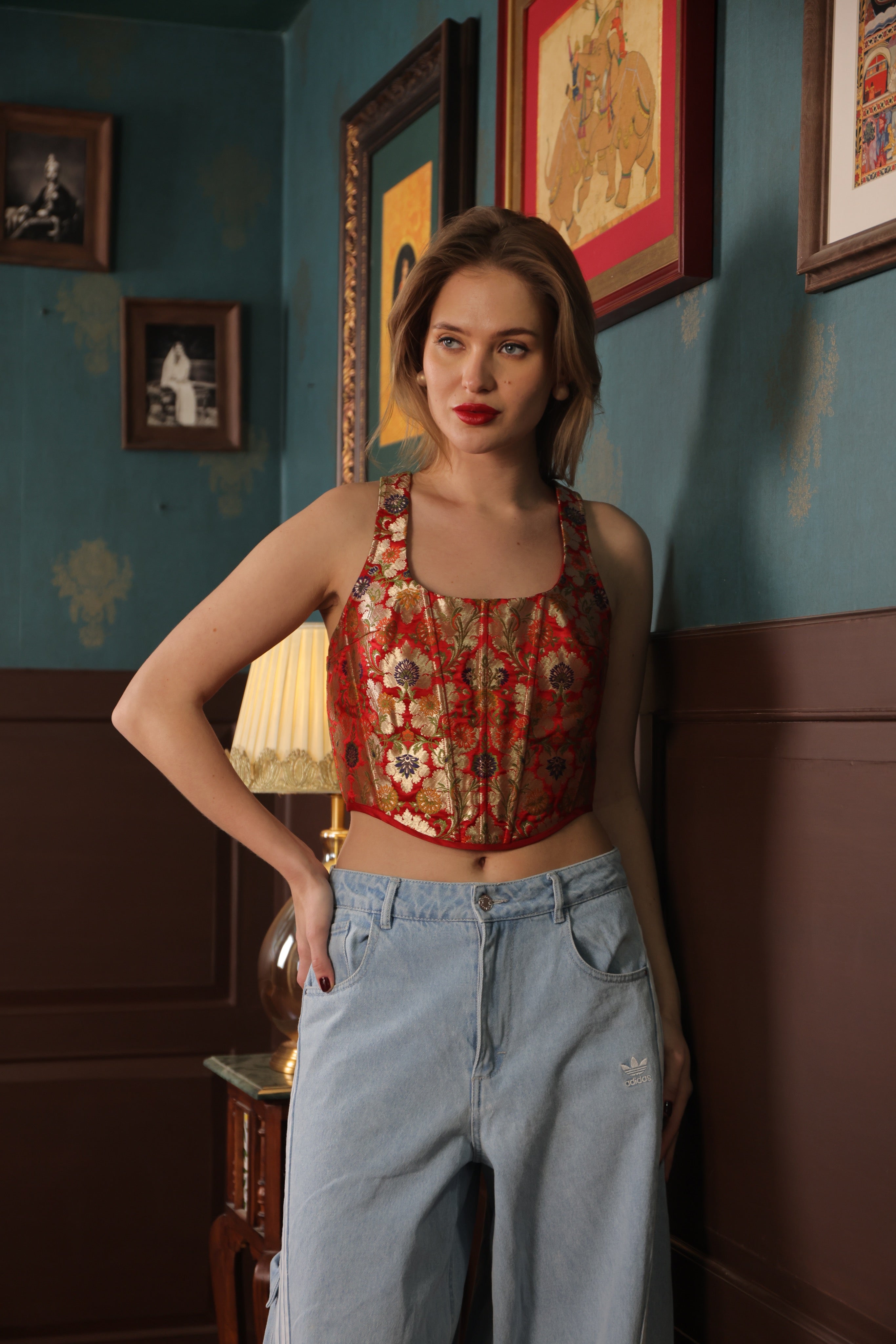 SCARLET BLOOM CORSET