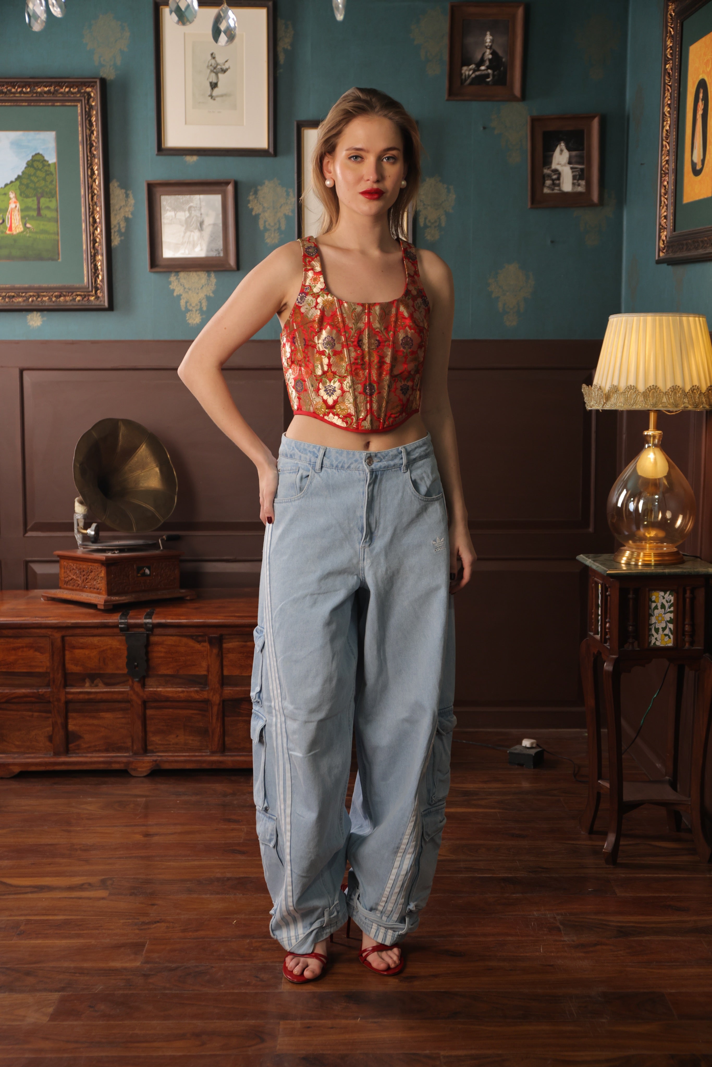 SCARLET BLOOM CORSET