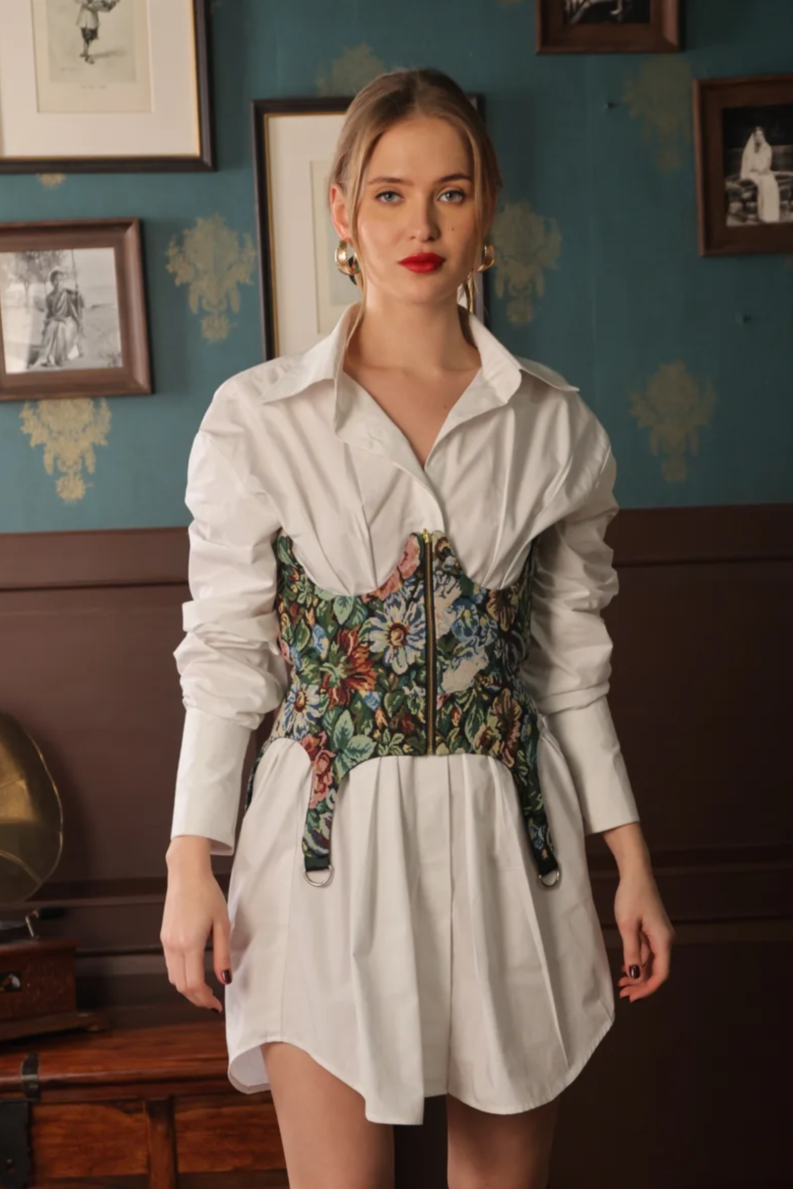 SAGE STRUCTURE CORSET BELT