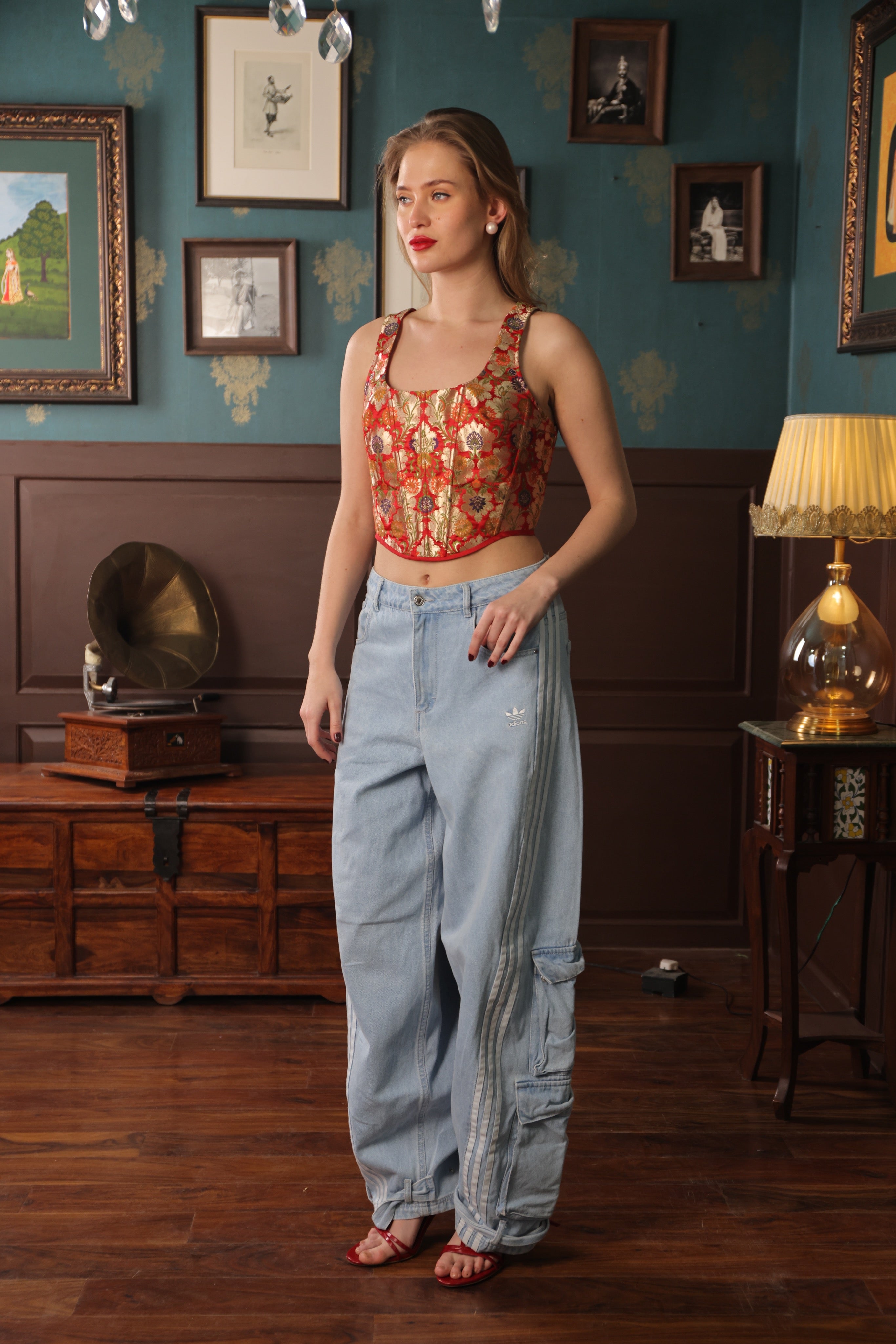 SCARLET BLOOM CORSET