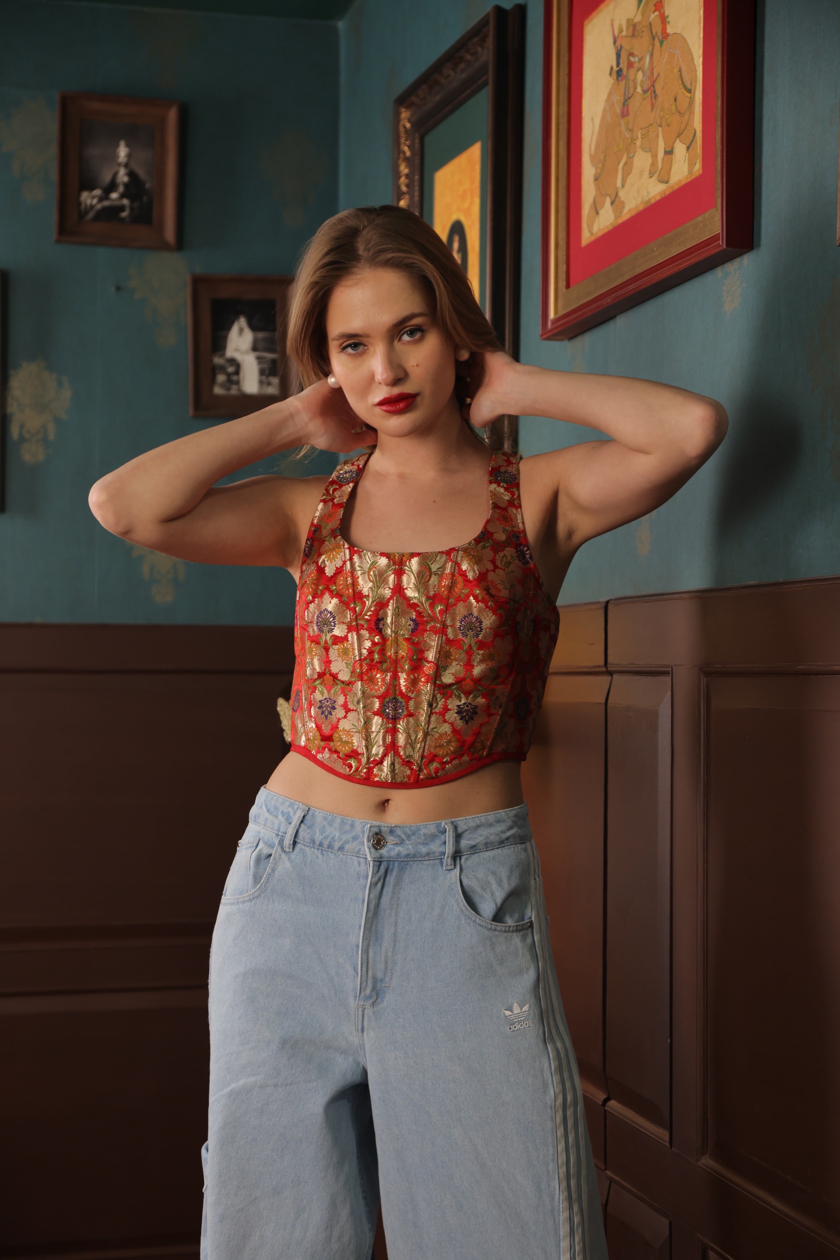 SCARLET BLOOM CORSET