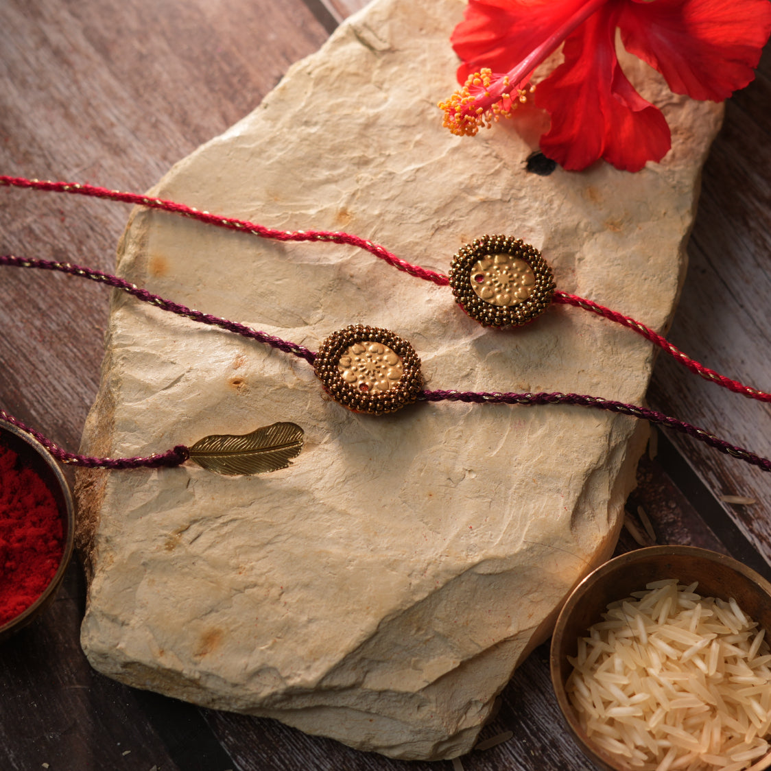 AURIC CHARM RAKHI - Set of 2