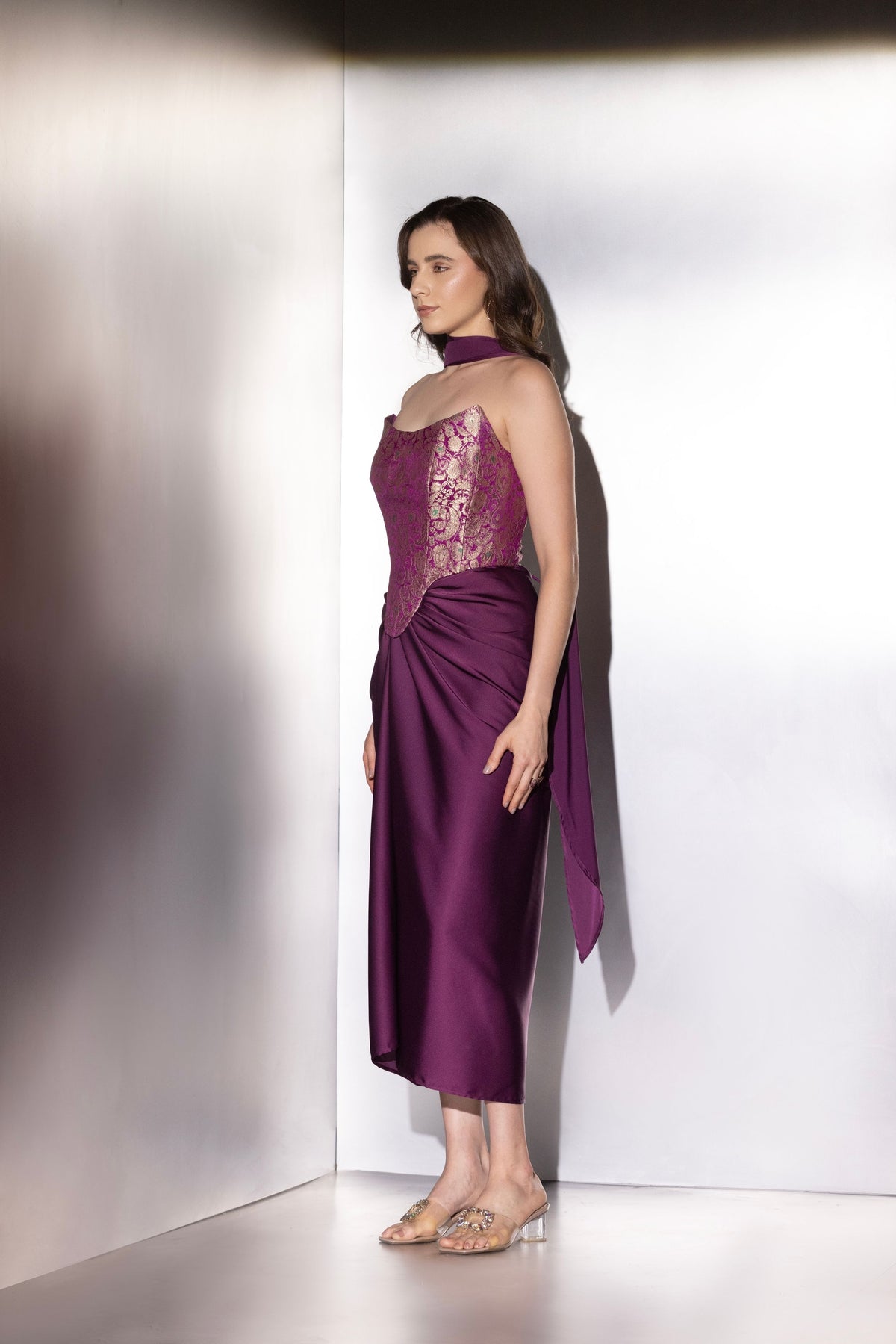 Purple Contour Corset