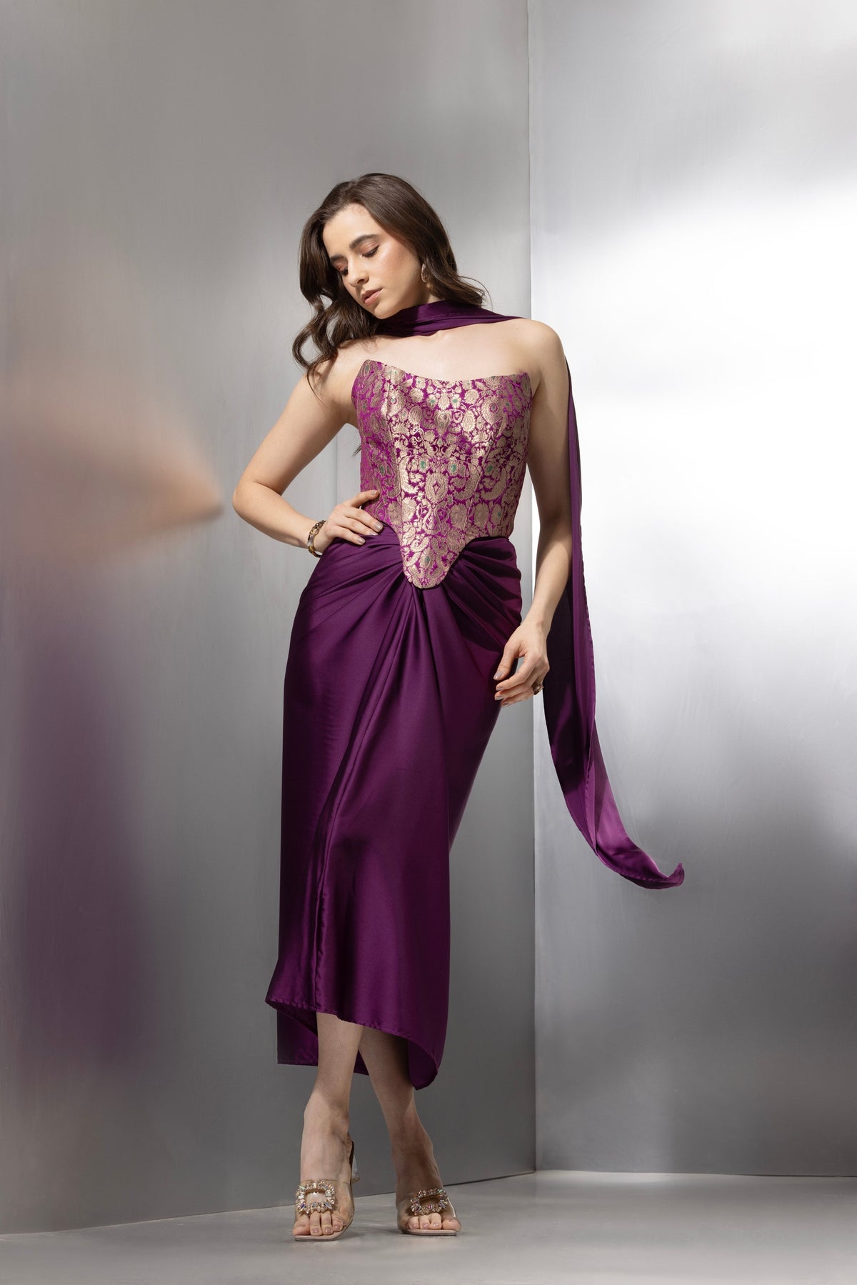 Purple Contour Corset