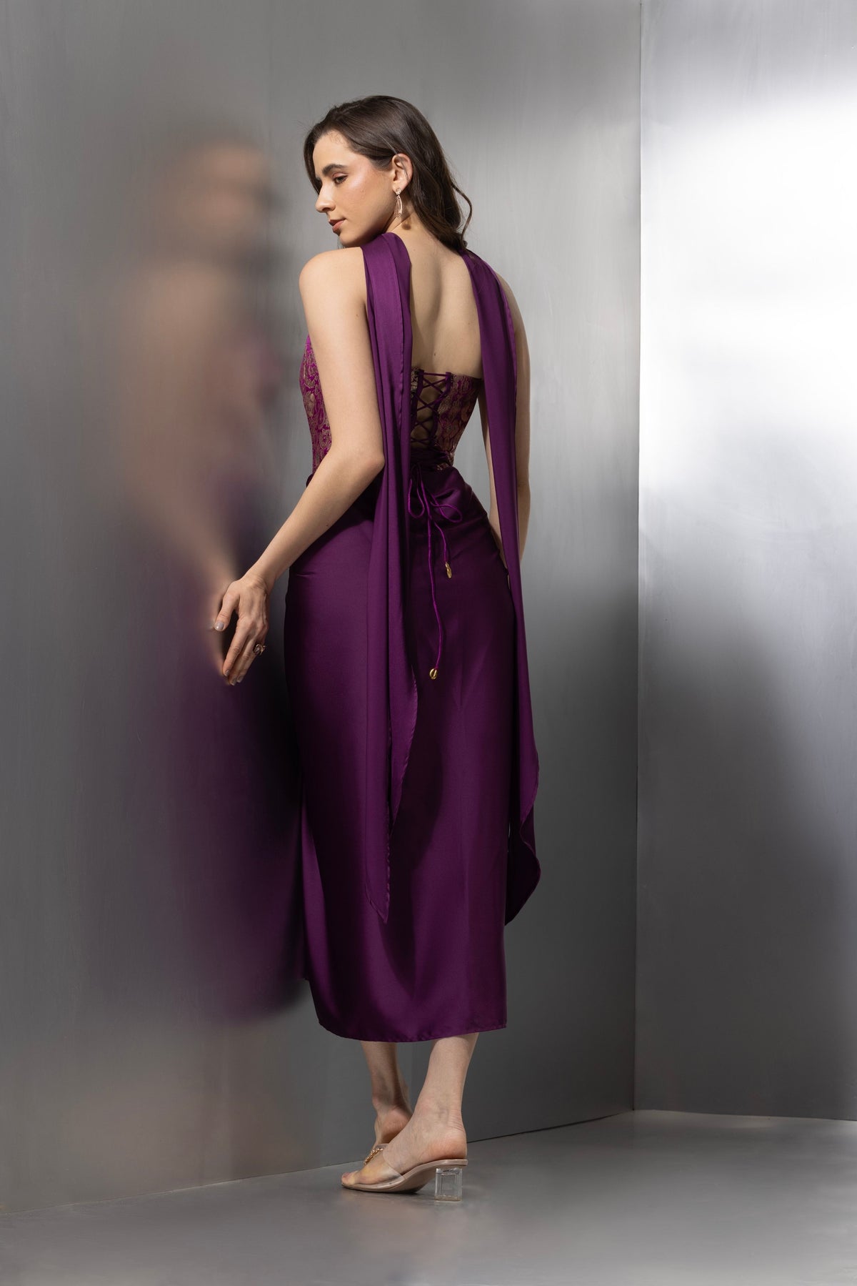 Purple Contour Corset