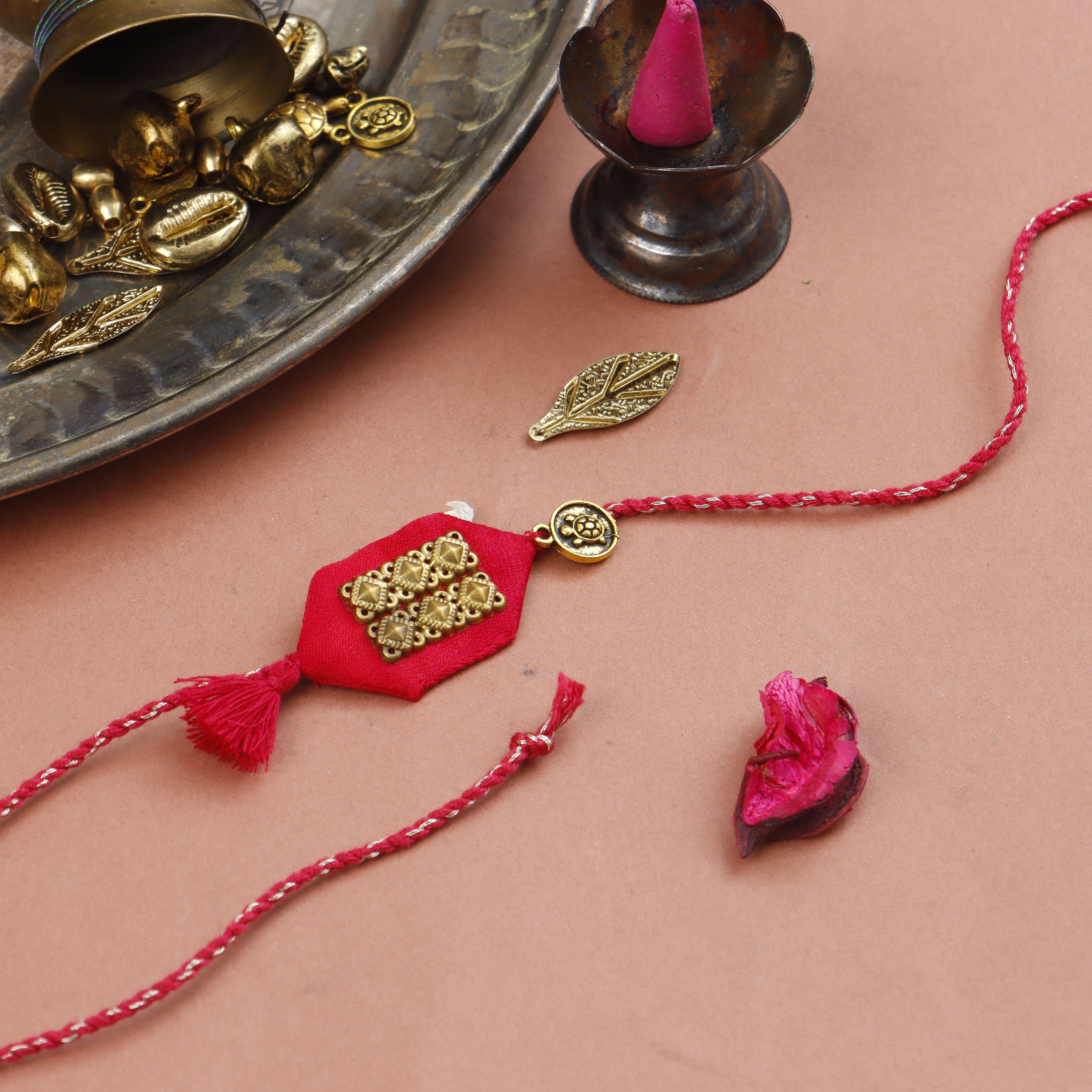 TURTLE TASSLE BLESSING RAKHI - Set of 2