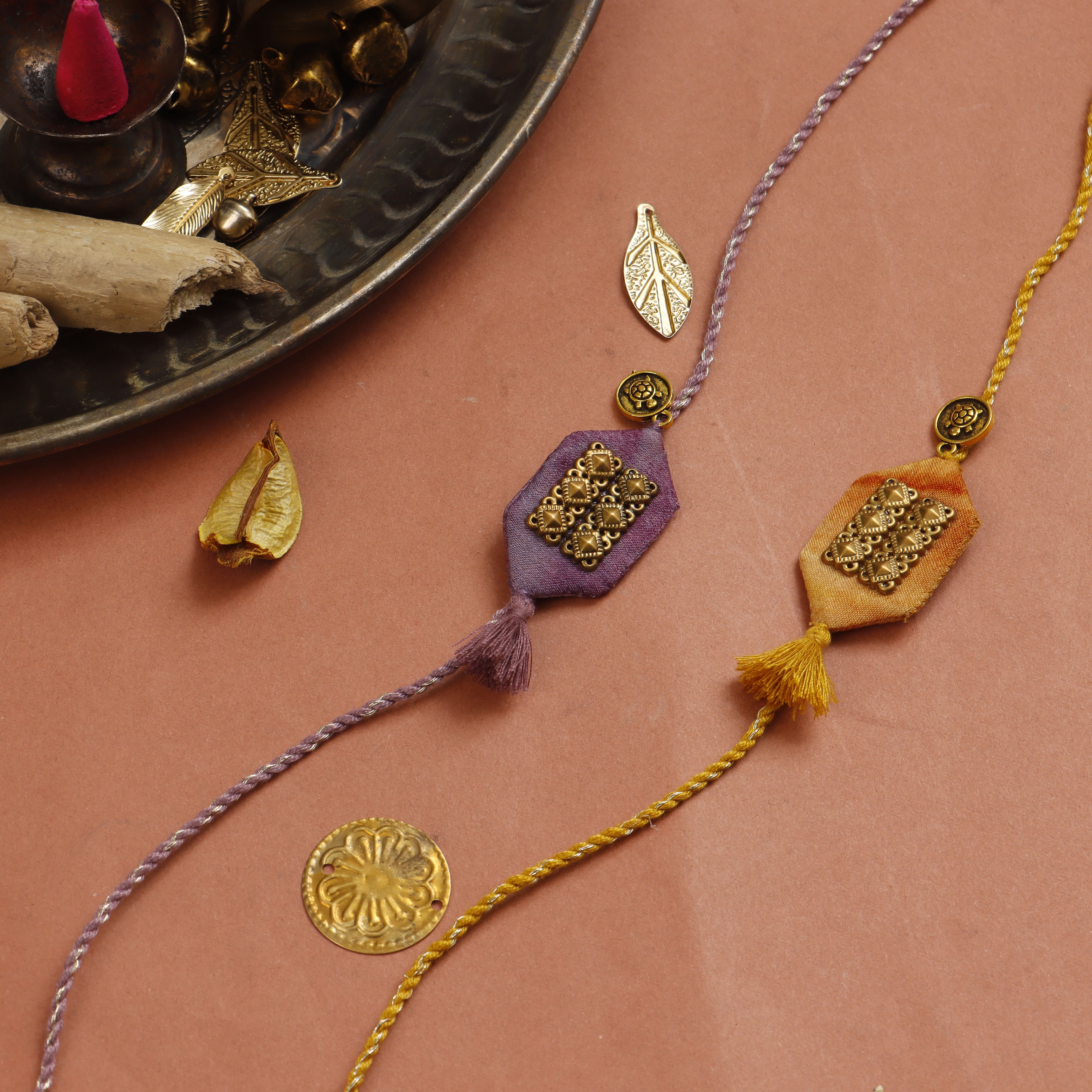 LILAC - TURTLE TASSLE BLESSING RAKHI