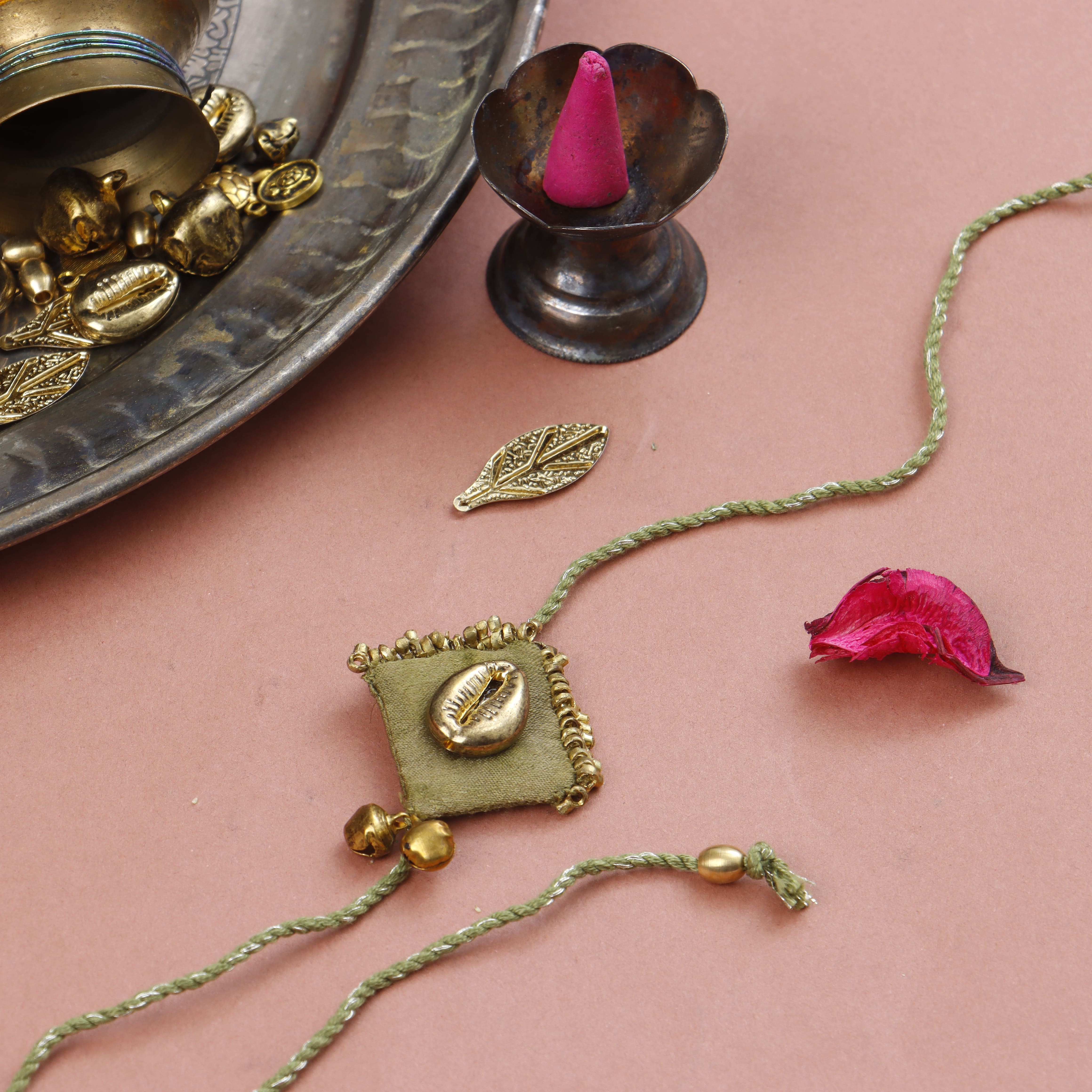 SHELL SHINE RAKHI - Set of 2