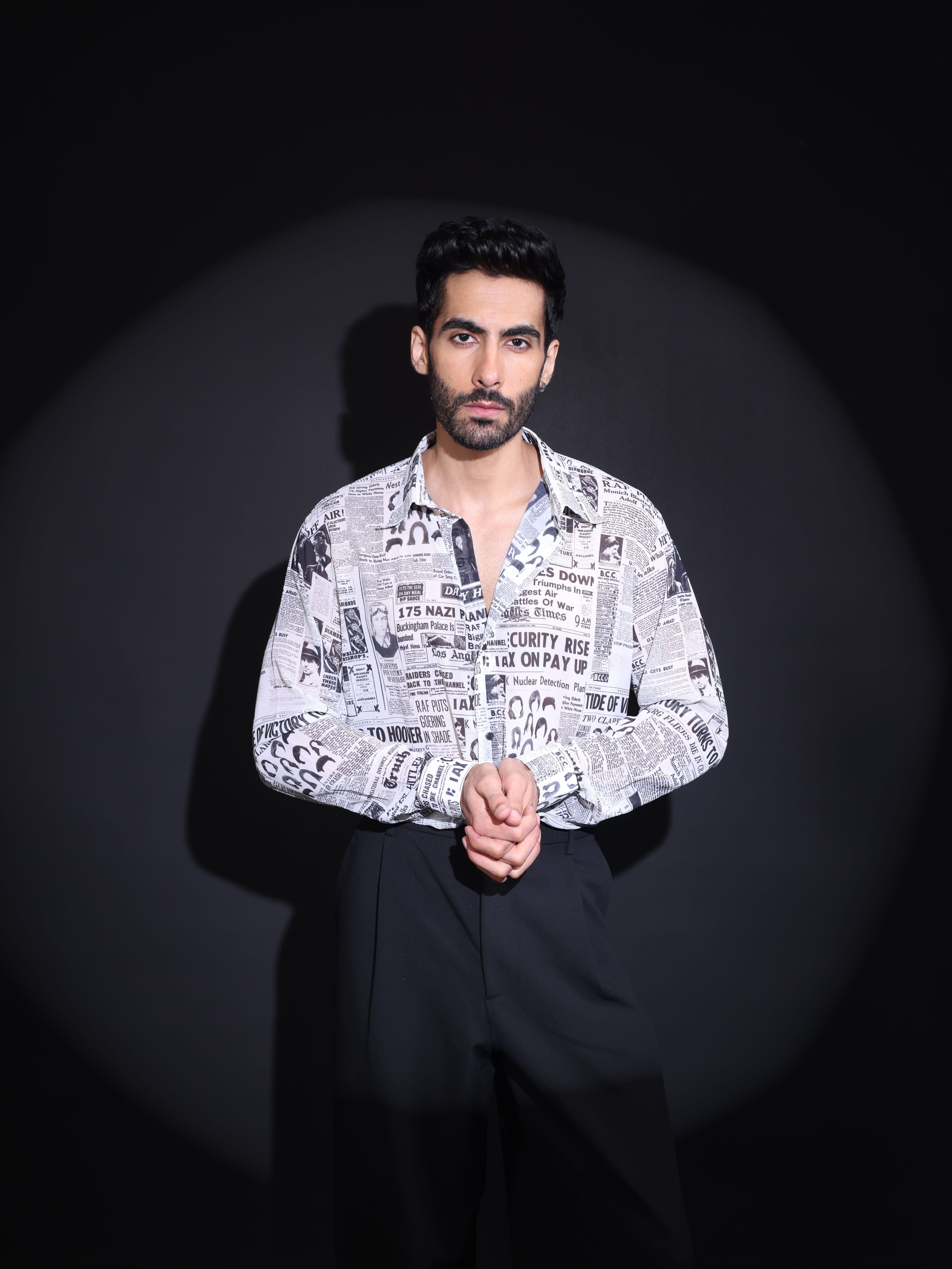 Headline Print Shirt