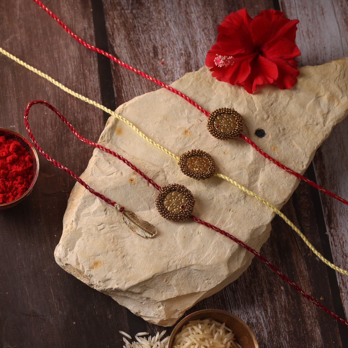 AURIC CHARM RAKHI - Set of 3
