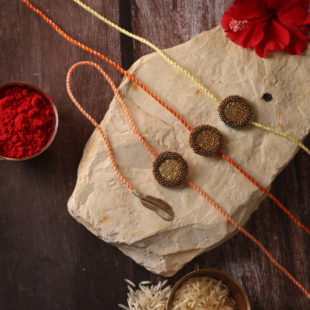 AURIC CHARM RAKHI - Set of 3