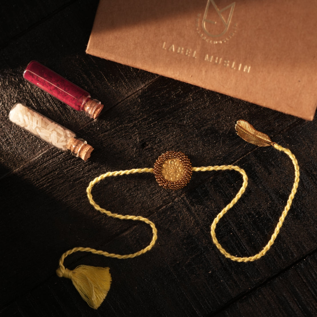 YELLOW - AURIC CHARM RAKHI