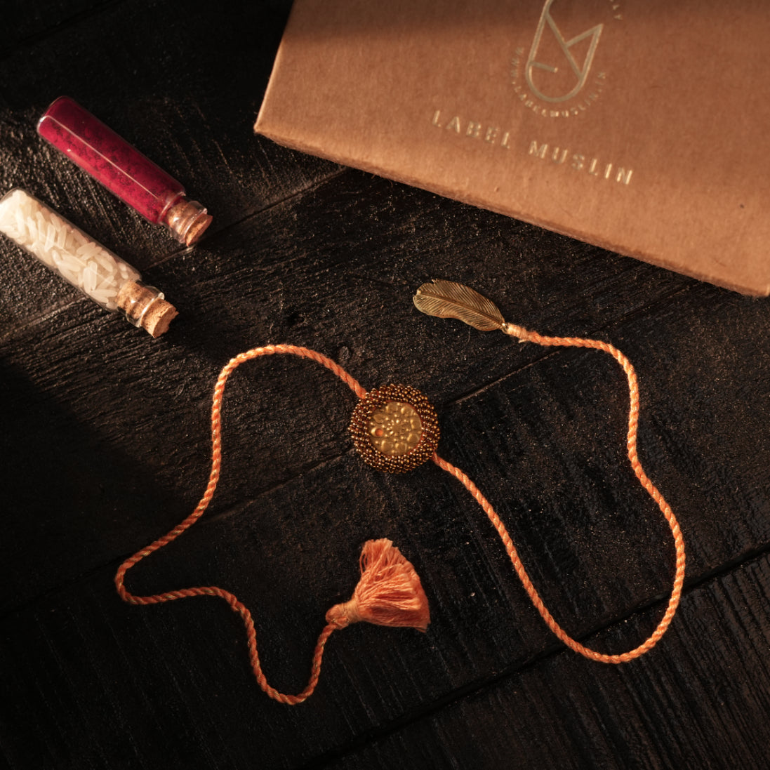 ORANGE - AURIC CHARM RAKHI
